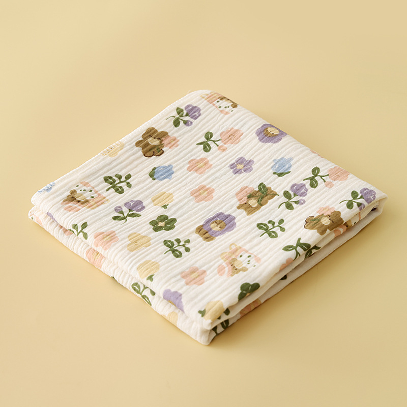 Kūdikio dviejų sluoksnių marlės įvyniojimo rankšluostis, Jiayang, 32S siūlai, spausdinimas, iki 50 g