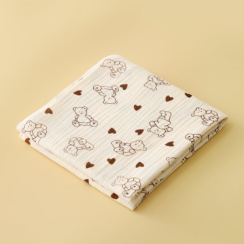 Kūdikio dviejų sluoksnių marlės įvyniojimo rankšluostis, Jiayang, 32S siūlai, spausdinimas, iki 50 g