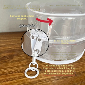 Chiikawa plīšās lellītes aizsargkaste, cilindrisks PVC pārklājums, daudzfunkcionāla ceļojumiem un galda uzglabāšanai.