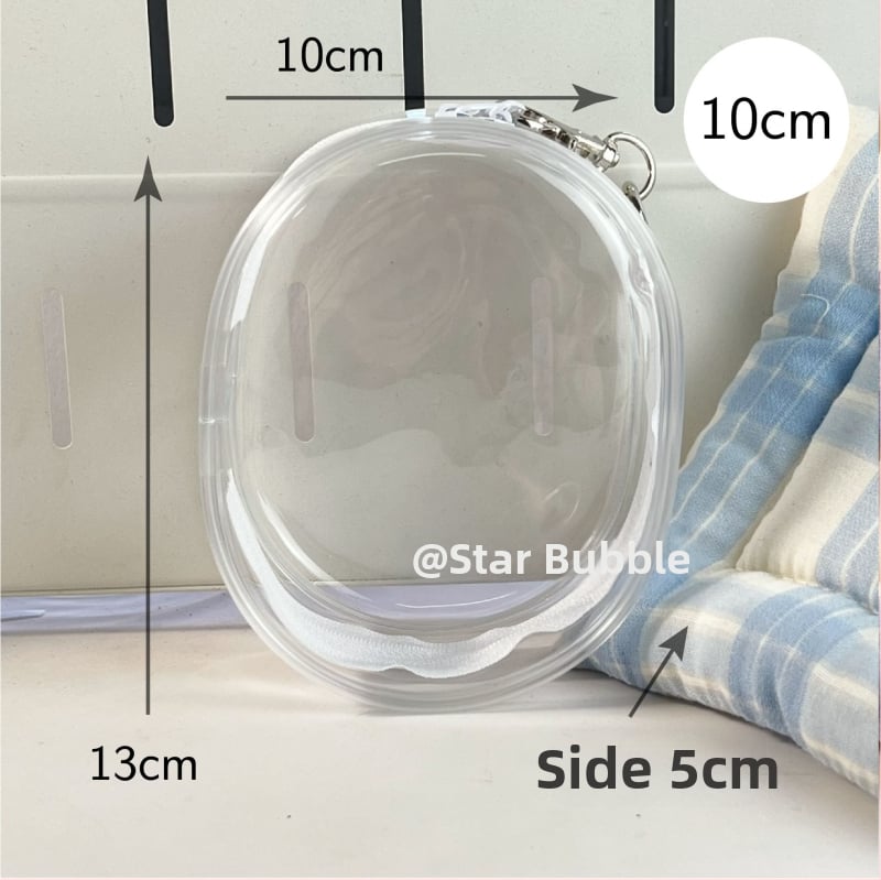 Chiikawa plīšās lellītes aizsargkaste, cilindrisks PVC pārklājums, daudzfunkcionāla ceļojumiem un galda uzglabāšanai.