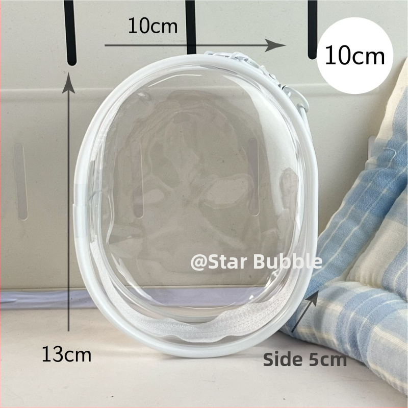 Chiikawa plīšās lellītes aizsargkaste, cilindrisks PVC pārklājums, daudzfunkcionāla ceļojumiem un galda uzglabāšanai.