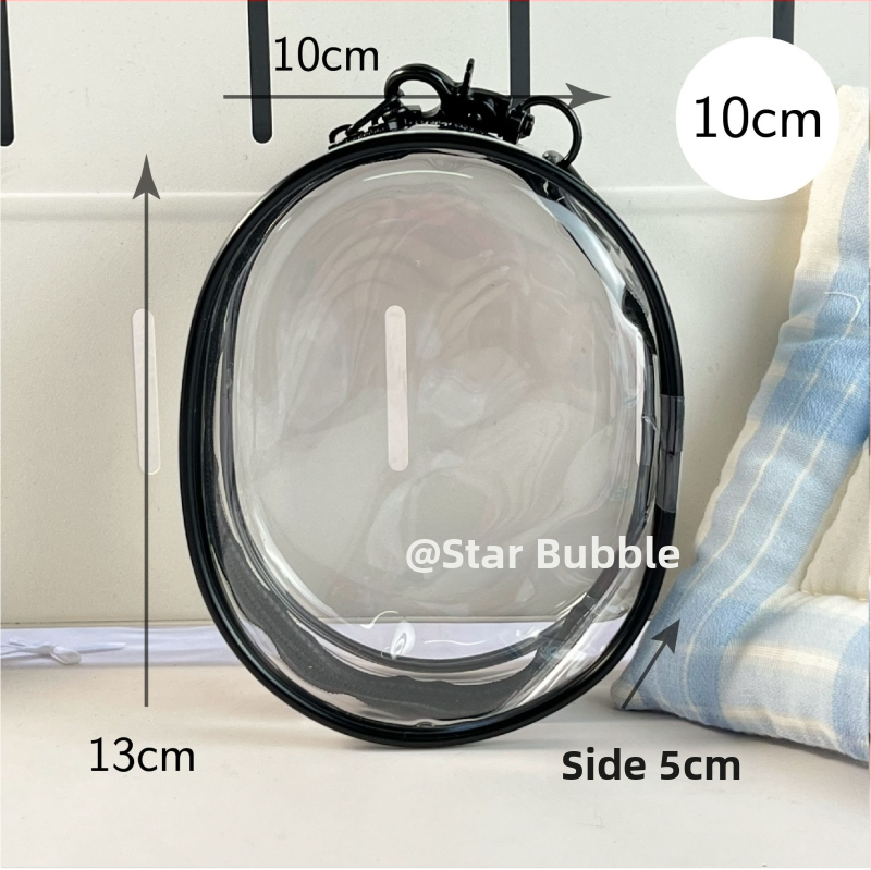 Chiikawa plīšās lellītes aizsargkaste, cilindrisks PVC pārklājums, daudzfunkcionāla ceļojumiem un galda uzglabāšanai.