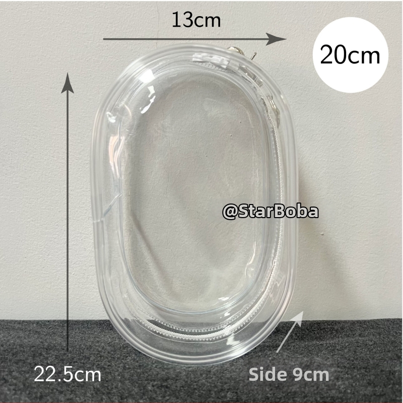 Chiikawa plīšās lellītes aizsargkaste, cilindrisks PVC pārklājums, daudzfunkcionāla ceļojumiem un galda uzglabāšanai.