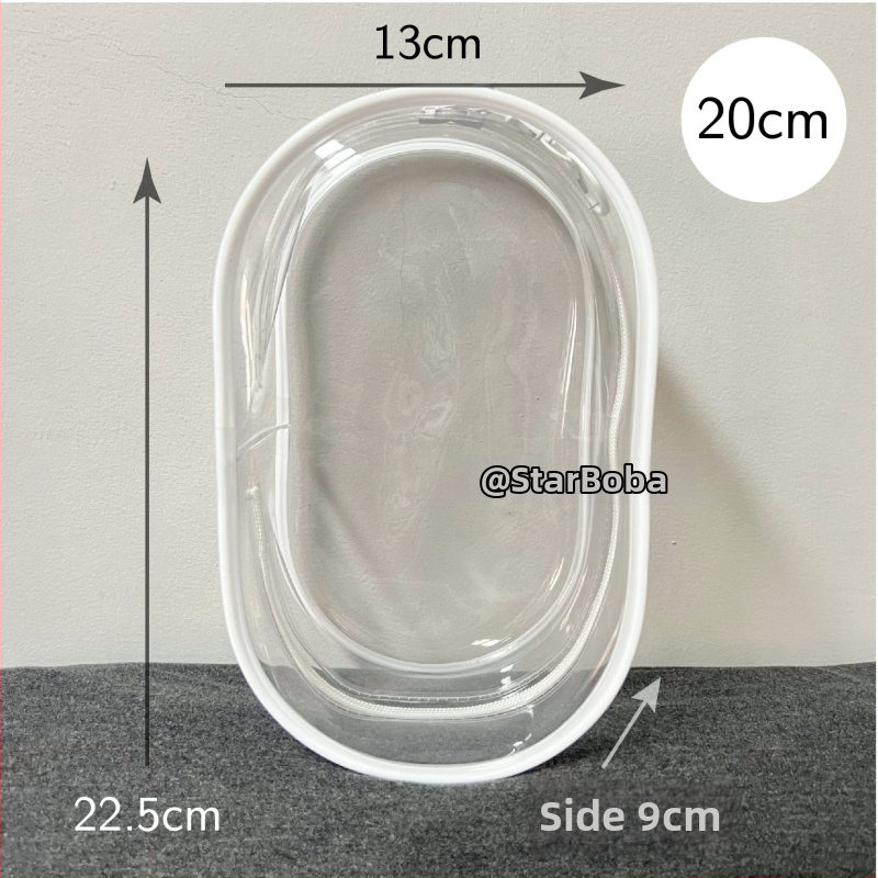 Chiikawa plīšās lellītes aizsargkaste, cilindrisks PVC pārklājums, daudzfunkcionāla ceļojumiem un galda uzglabāšanai.