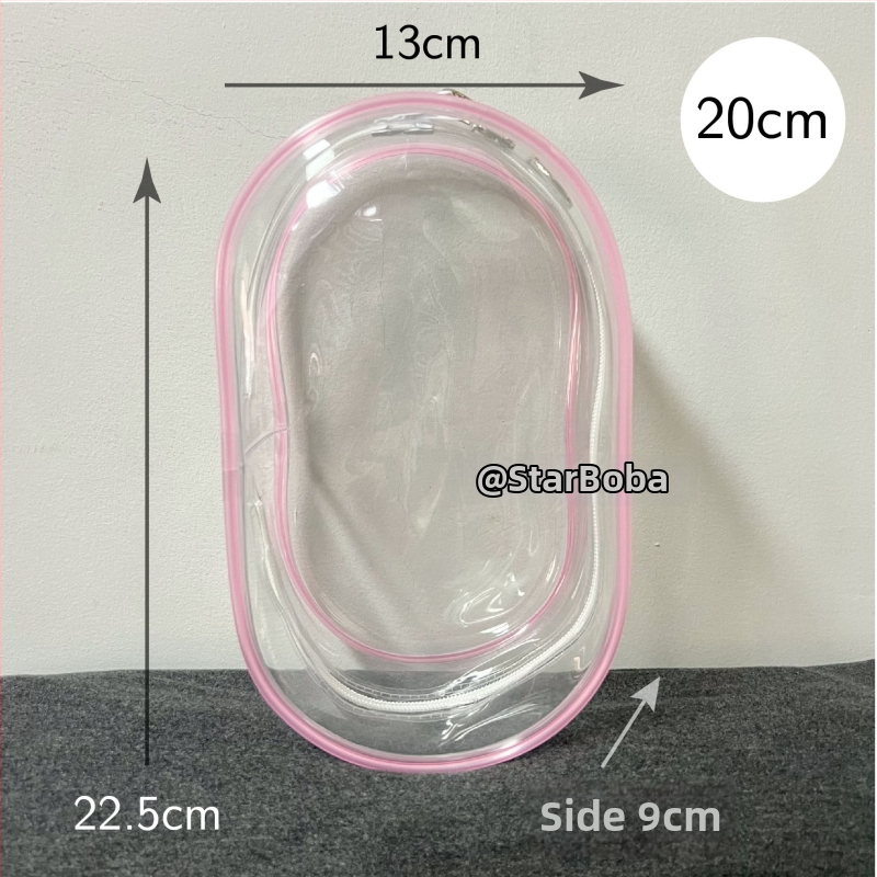 Chiikawa plīšās lellītes aizsargkaste, cilindrisks PVC pārklājums, daudzfunkcionāla ceļojumiem un galda uzglabāšanai.
