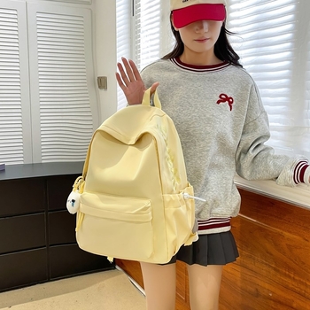 Ученическа раница с голям капацитет и разширяем дизайн, оксфорд плат, въздушна презрамка, за ученици прогимназия