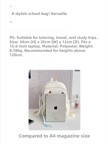 Little Elite naiste nailonist veekindel seljakott loomamustriga, kõverad õlarihmad