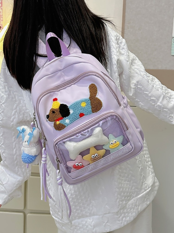 Little Elite naiste nailonist veekindel seljakott loomamustriga, kõverad õlarihmad