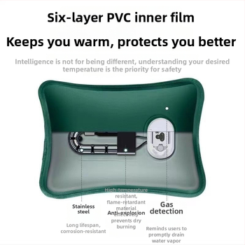 Laaditav käesoojendi U-kujulise soojuskaabli abil, 220V AC, 400W, mudel rsd-1