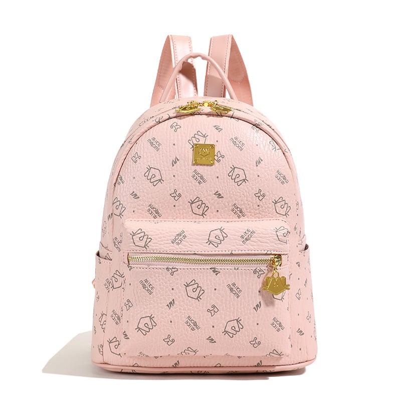 Moteriška PU kuprinė, miesto minimalistinis stilius, 2025 m. pavasaris, užtrauktukas uždarymas, nešiojamojo kompiuterio kišenė