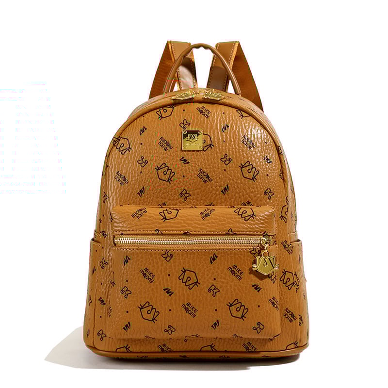 Moteriška PU kuprinė, miesto minimalistinis stilius, 2025 m. pavasaris, užtrauktukas uždarymas, nešiojamojo kompiuterio kišenė