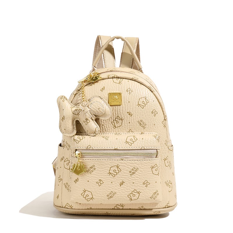 Moteriška PU kuprinė, miesto minimalistinis stilius, 2025 m. pavasaris, užtrauktukas uždarymas, nešiojamojo kompiuterio kišenė