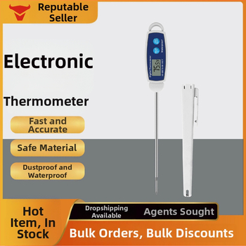 Kt/kitai namų maisto termometras, atsparus vandeniui, skirtas virtuvei ir kepsniams, 0.1°C rezoliucija