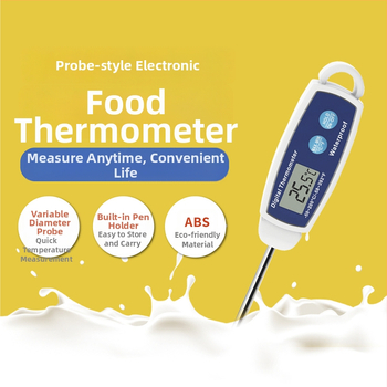 Kt/kitai namų maisto termometras, atsparus vandeniui, skirtas virtuvei ir kepsniams, 0.1°C rezoliucija
