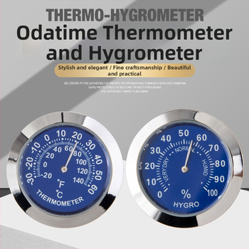 Automobilinis termometras ir higrometras, modelis TH, prekės ženklas Oda, temperatūra -30–60°C, drėgmė 0–100%