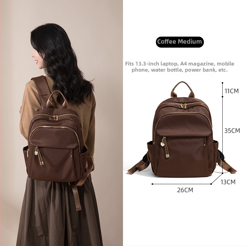 Verslo kelionėms skirtas kuprinė su dideliu talpumu, Oxford audinys, atspari vandeniui, lengva, nešiojamojo kompiuterio skyriaus, vidinė užtrauktuko kišenė, apsauga nuo vagystės