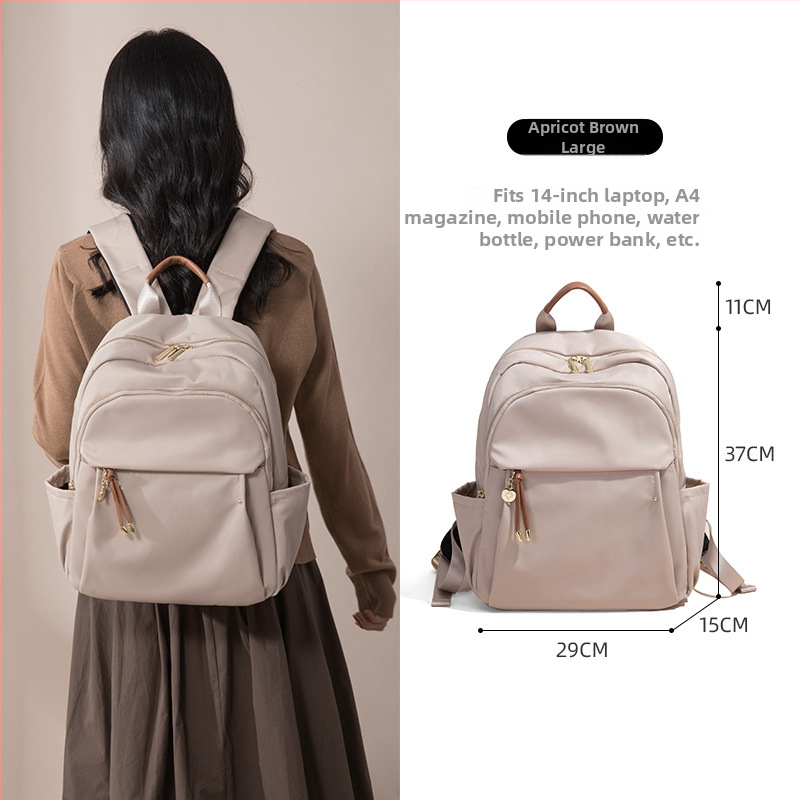 Verslo kelionėms skirtas kuprinė su dideliu talpumu, Oxford audinys, atspari vandeniui, lengva, nešiojamojo kompiuterio skyriaus, vidinė užtrauktuko kišenė, apsauga nuo vagystės