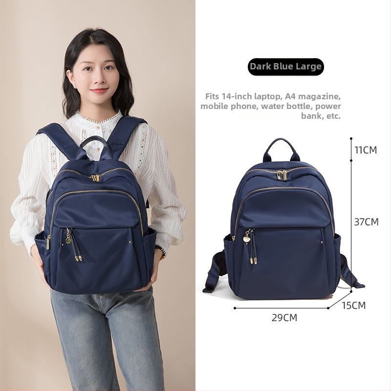 Verslo kelionėms skirtas kuprinė su dideliu talpumu, Oxford audinys, atspari vandeniui, lengva, nešiojamojo kompiuterio skyriaus, vidinė užtrauktuko kišenė, apsauga nuo vagystės