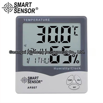 AR807 Temperatūros ir drėgmės matuoklis - skaitmeninis vidinis termometras, aukšta tikslumas