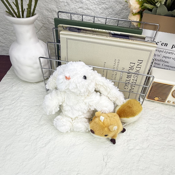 Плюшено зайче с дълги уши — мини зайче за обличане, мека играчка, висулка за чанта и ключодържател, PP памук за пълнеж, персонализирани пробни образци
