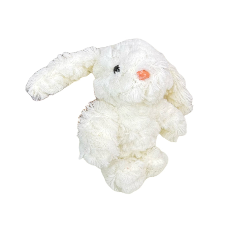 Плюшено зайче с дълги уши — мини зайче за обличане, мека играчка, висулка за чанта и ключодържател, PP памук за пълнеж, персонализирани пробни образци