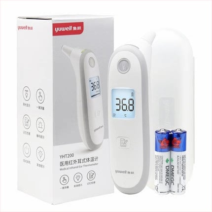 YUYUE YT-2 pieres infrarālais termometrs zīdaiņiem un bērniem, 1x baterija, vispārējai mājas lietošanai