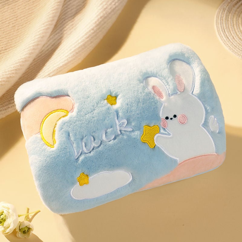 Įkraunamas karšto vandens butelės šildytuvas su Cu grafeno šildymu, 220V, 50W, PVC korpusas, temperatūros reguliavimas