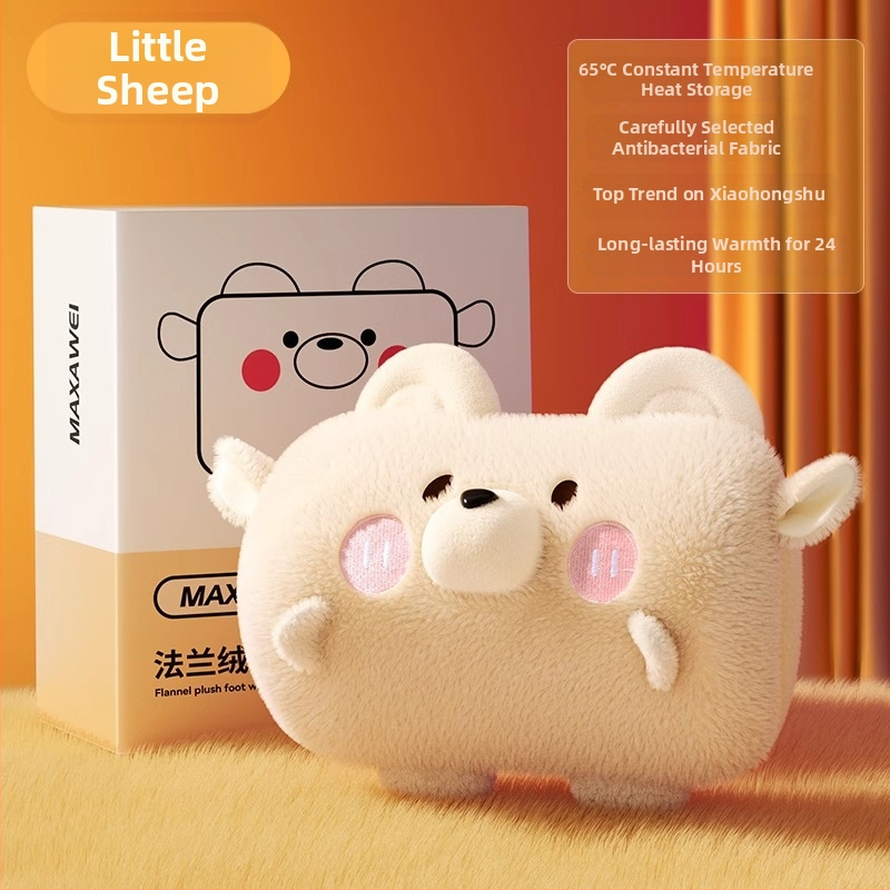 Įkraunamas karšto vandens butelės šildytuvas su Cu grafeno šildymu, 220V, 50W, PVC korpusas, temperatūros reguliavimas