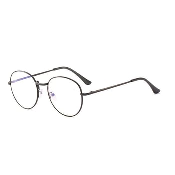 7703 Nauji metaliniai akiniai nuo mėlynos šviesos vyrams ir moterims, korėjietiško stiliaus retro stiliaus apvalūs rėmeliai, didelės raiškos skaitymo akiniai vidutinio ir vyresnio amžiaus žmonėms