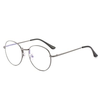 7703 Nauji metaliniai akiniai nuo mėlynos šviesos vyrams ir moterims, korėjietiško stiliaus retro stiliaus apvalūs rėmeliai, didelės raiškos skaitymo akiniai vidutinio ir vyresnio amžiaus žmonėms