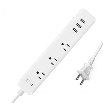 Išskirtinis, tarptautinis, JAV standarto 3 USB maitinimo jungtis su išmaniuoju mobiliųjų telefonų ir planšetinių kompiuterių atpažinimu, kelių prievadų įkrovimo lizdas