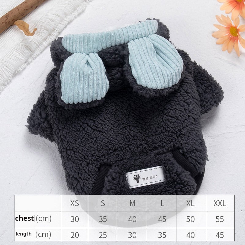 Kačių drabužiai, šilti drabužiai kačiukams ir kūdikiams, stori su gobtuvu, poliesteris šuniukams, rudeniui ir žiemai