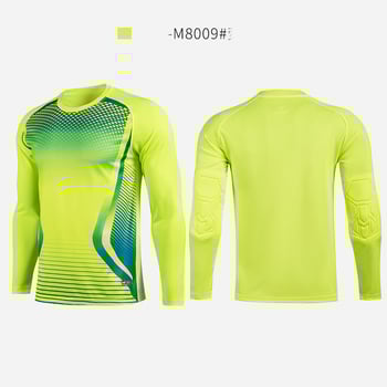 Σετ Στολής Τερματοφύλακα Ποδοσφαίρου, Ανδρική Στολή Τερματοφύλακα Ενηλίκων, Παιδικά Ρούχα Τερματοφύλακα με Μακρυμάνικα, Εξοπλισμός Ποδοσφαίρου με Εκτύπωση και Αρίθμηση