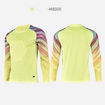 Σετ Στολής Τερματοφύλακα Ποδοσφαίρου, Ανδρική Στολή Τερματοφύλακα Ενηλίκων, Παιδικά Ρούχα Τερματοφύλακα με Μακρυμάνικα, Εξοπλισμός Ποδοσφαίρου με Εκτύπωση και Αρίθμηση