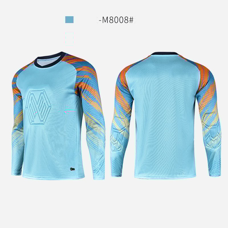 Σετ Στολής Τερματοφύλακα Ποδοσφαίρου, Ανδρική Στολή Τερματοφύλακα Ενηλίκων, Παιδικά Ρούχα Τερματοφύλακα με Μακρυμάνικα, Εξοπλισμός Ποδοσφαίρου με Εκτύπωση και Αρίθμηση