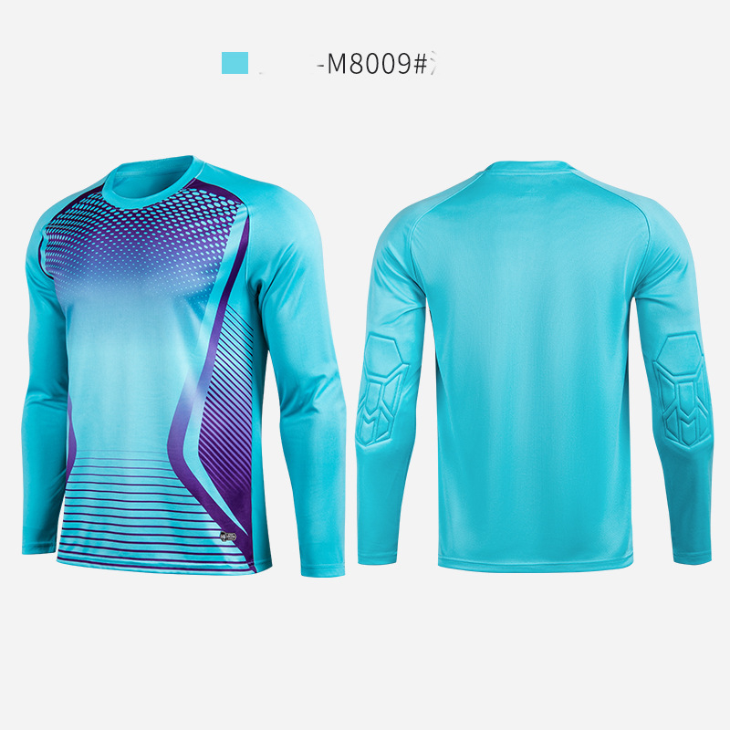 Σετ Στολής Τερματοφύλακα Ποδοσφαίρου, Ανδρική Στολή Τερματοφύλακα Ενηλίκων, Παιδικά Ρούχα Τερματοφύλακα με Μακρυμάνικα, Εξοπλισμός Ποδοσφαίρου με Εκτύπωση και Αρίθμηση