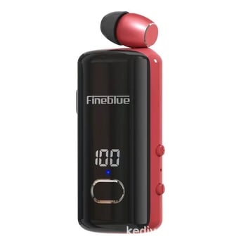 Безжични Bluetooth слушалки Jialan F580 Lavalier: Прибиращи се, подходящи за слушане на музика по време на каране на колело, доставка на храна или шофиране; шумопотискане и дълъг живот на батерията.