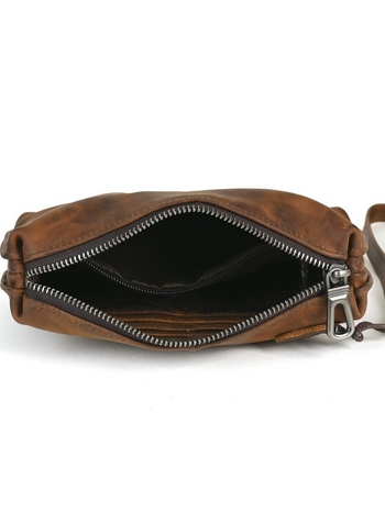 Meeste ehtsast nahast sidurikott, pehmest nahast kott, retro pikk vasikanahast rahakott, vabaaja telefonikott, lihtne kott, moodne