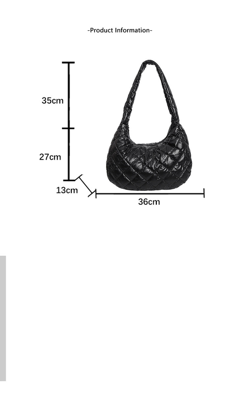 Τσάντα ώμου μεγάλης χωρητικότητας με μοτίβο διαμαντιών, νέο στυλ 2024, απλή και υψηλής ποιότητας, niche design, καθημερινή τσάντα ώμου.