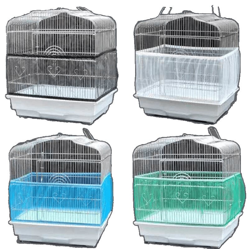 Linnupuuri võrgust kate, eksklusiivne papagoipuuri kaitsekile, kandiline linnukate, sulgede kaitse ja toidulekke vastane kate.