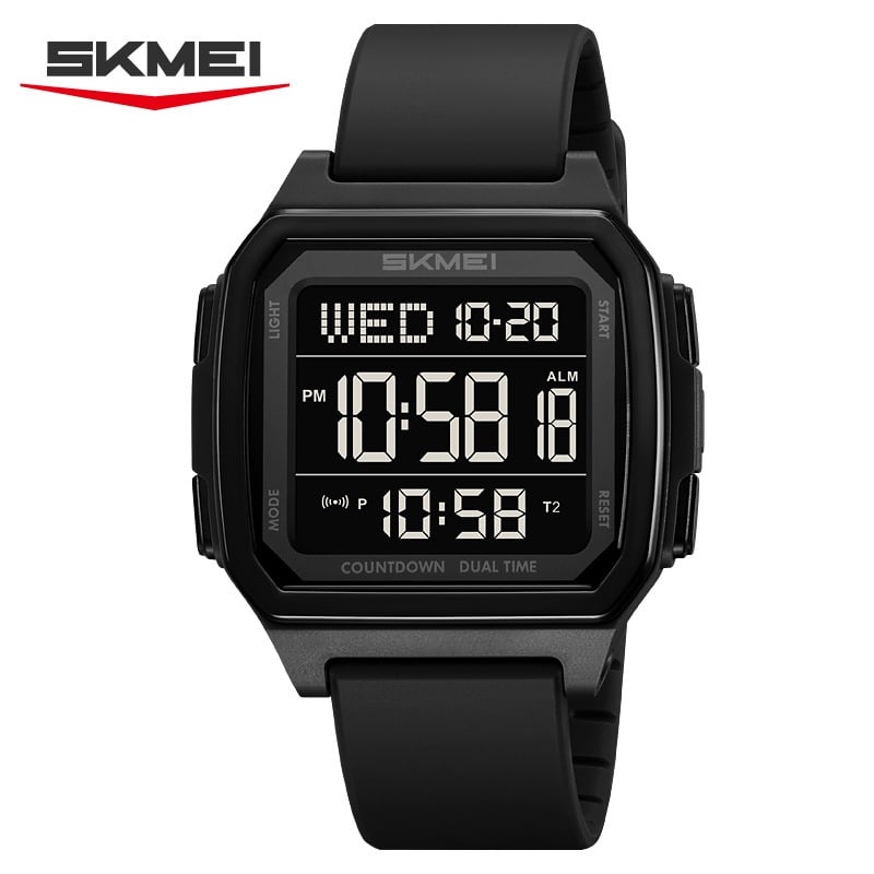 Moment Beauty Sports електронен часовник, прост водоустойчив многофункционален нощен будилник за жени и мъже