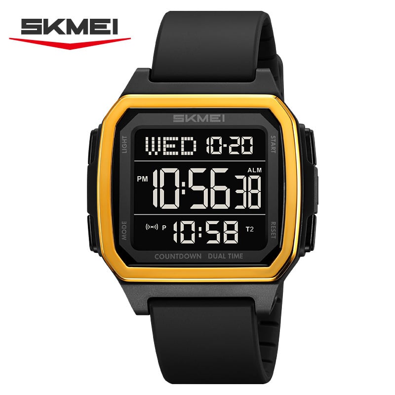 Moment Beauty Sports електронен часовник, прост водоустойчив многофункционален нощен будилник за жени и мъже