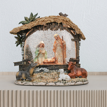 Коледна украса – яслена сцена, PET материал, инжекционно формована, Beiwei