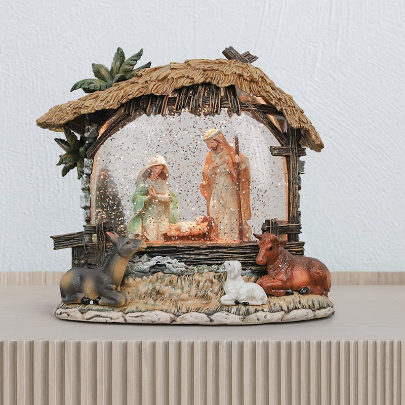 Коледна украса – яслена сцена, PET материал, инжекционно формована, Beiwei