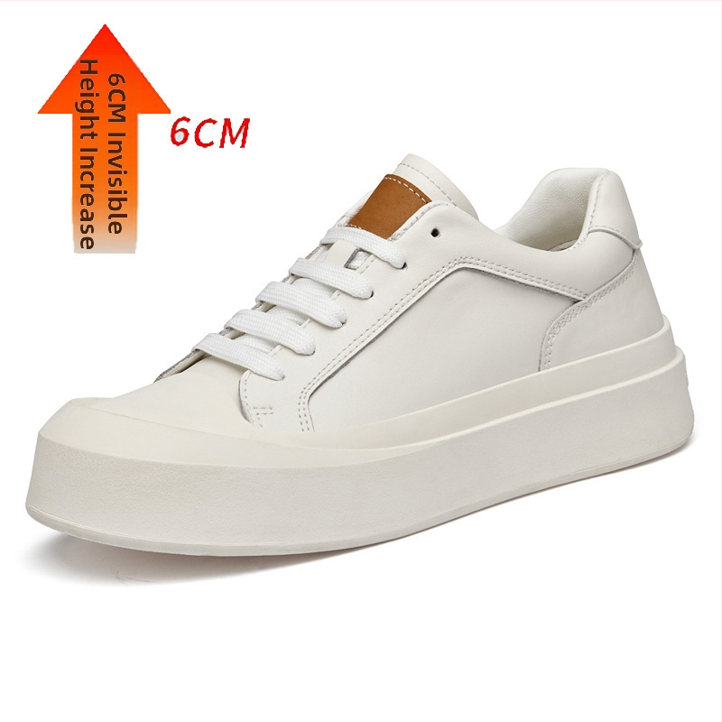 Meeste tossud 6 cm kõrgendusega paksu talla, ümmarguse varbaga, pealiskate teise klassi nahast, kummist talla, EVA sisetald