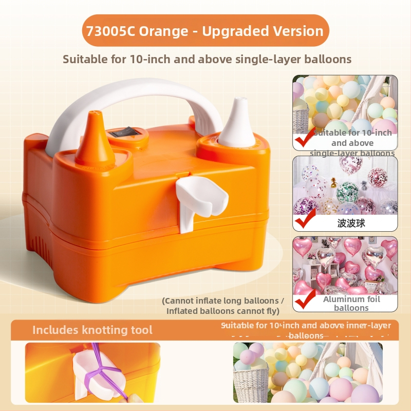 Elektriline baloonide täitja, kaasaskantav ja automaatne, Rate xun bränd, pakend 0.4