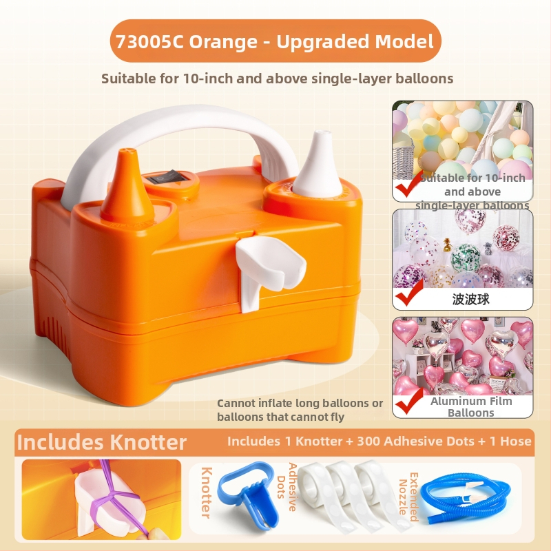 Elektriline baloonide täitja, kaasaskantav ja automaatne, Rate xun bränd, pakend 0.4