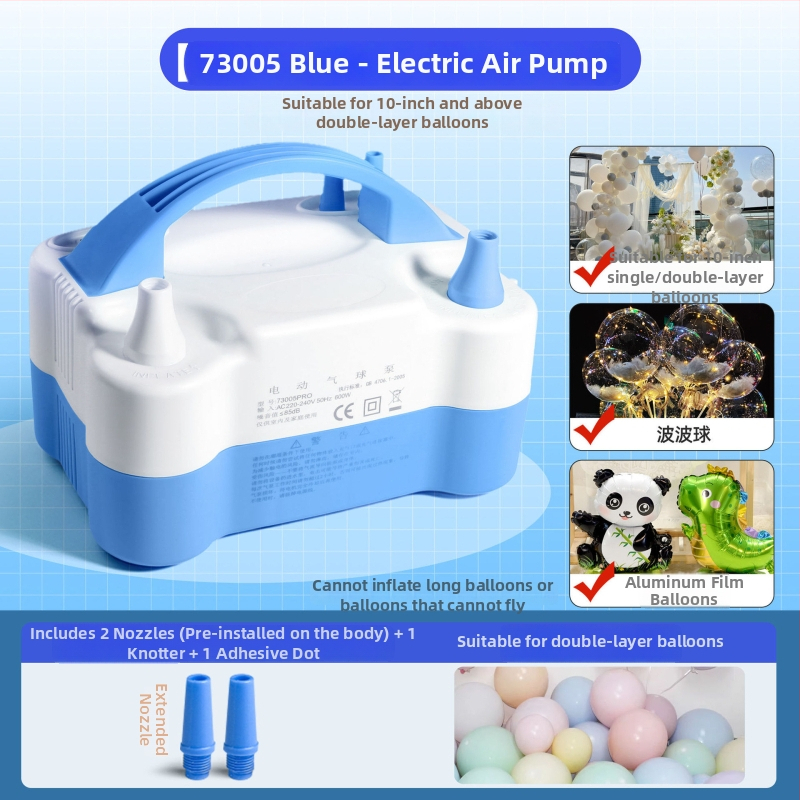 Elektriline baloonide täitja, kaasaskantav ja automaatne, Rate xun bränd, pakend 0.4