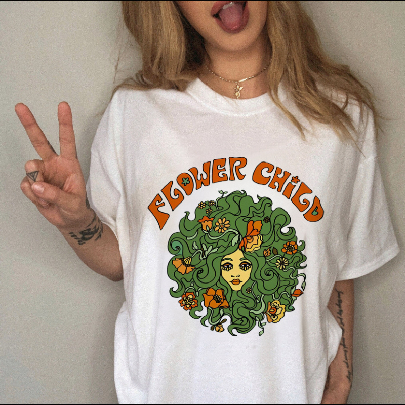 Naiste T-särk - Milk Silk, viskoos kiud, ümmargune kaelus, lühikesed varrukad, trükk