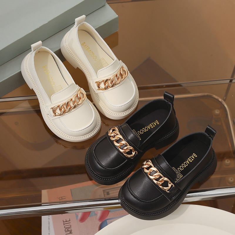 Дамски лофери с дебел подметник – обувки без връзки, PU горна част, гумирана подметка, нисък дизайн, дишащи и против подхлъзване